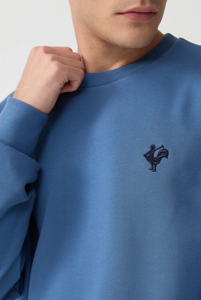 Morin : Sweat Brodé de l’emblématique Coq - 39