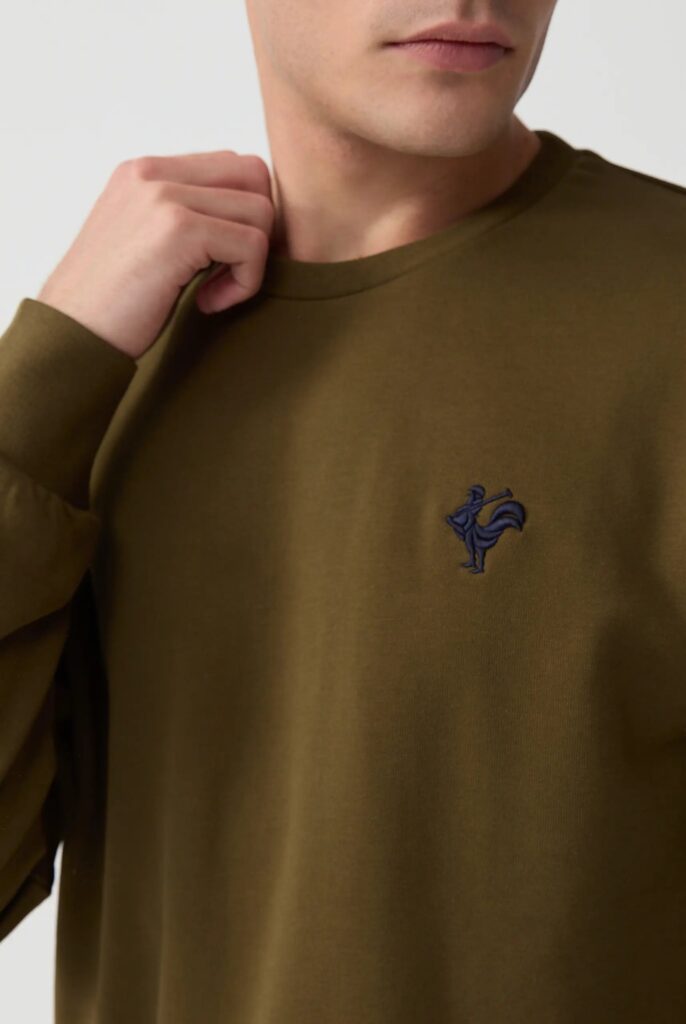 Morin : Sweat Brodé de l’emblématique Coq - 49