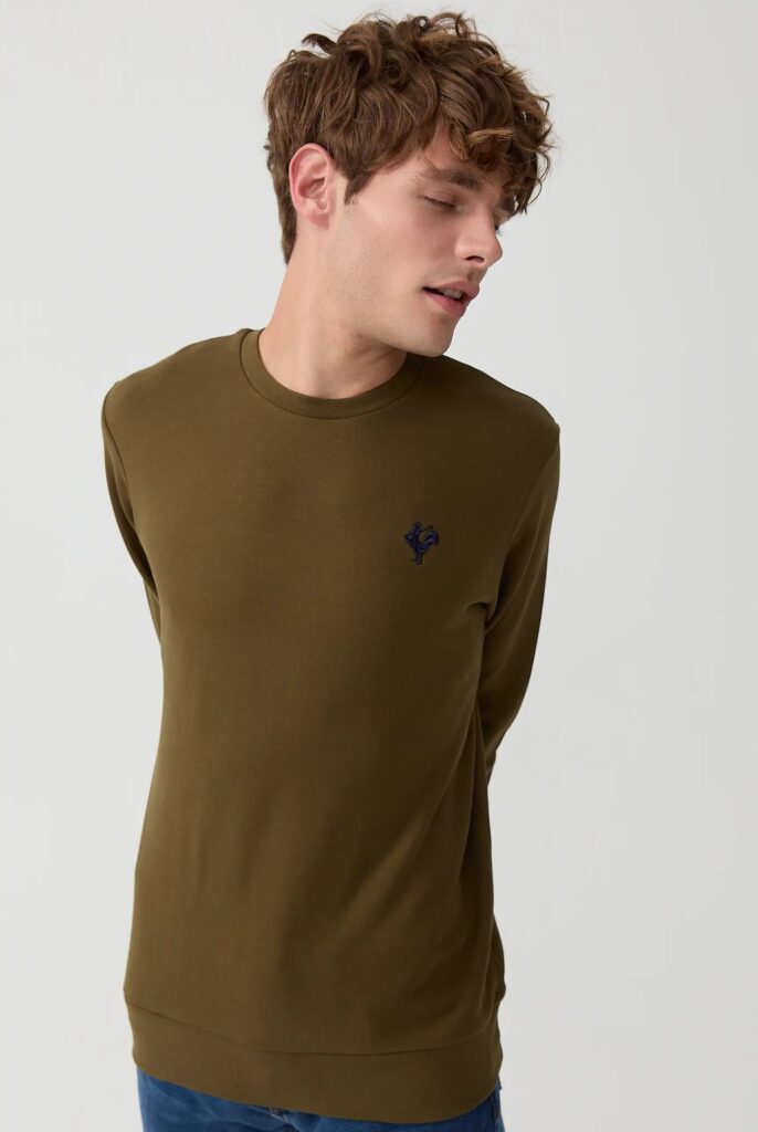 Morin : Sweat Brodé de l’emblématique Coq - 53