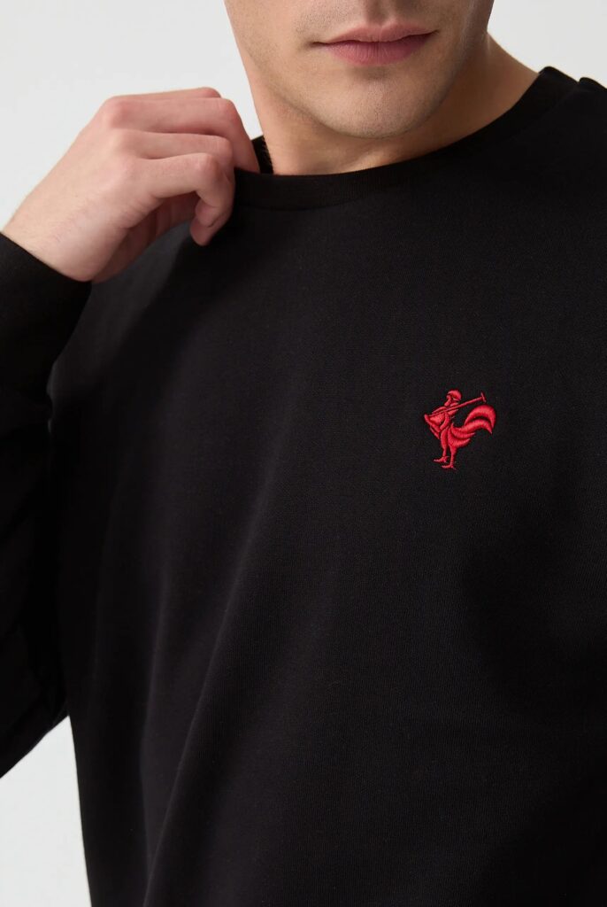 Morin : Sweat Brodé de l’emblématique Coq - 2