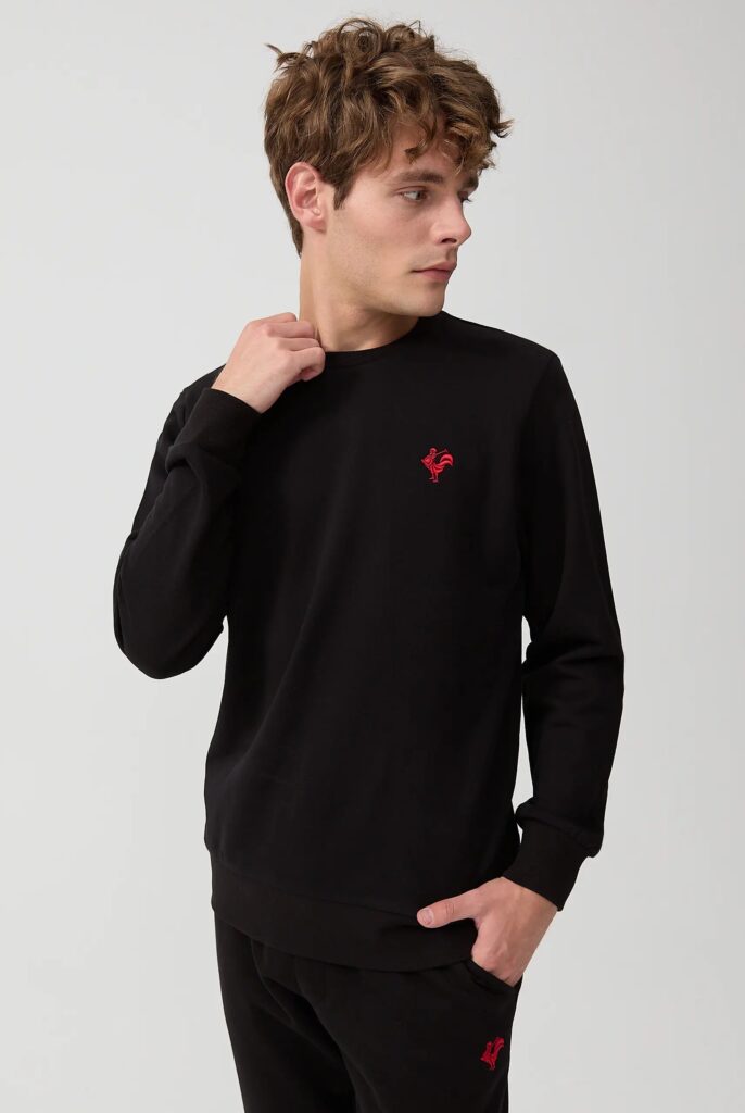 Morin : Sweat Brodé de l’emblématique Coq - 5