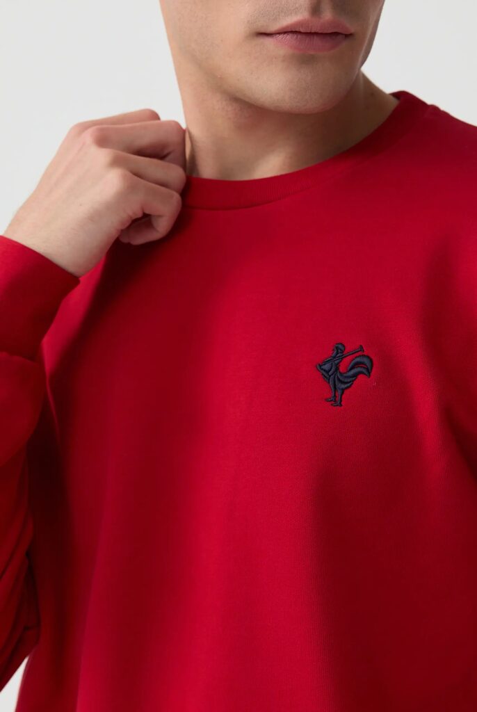 Morin : Sweat Brodé de l’emblématique Coq - 54