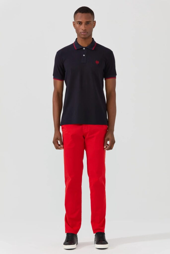 Nouvel : Polo avec Logo Brodé - 63