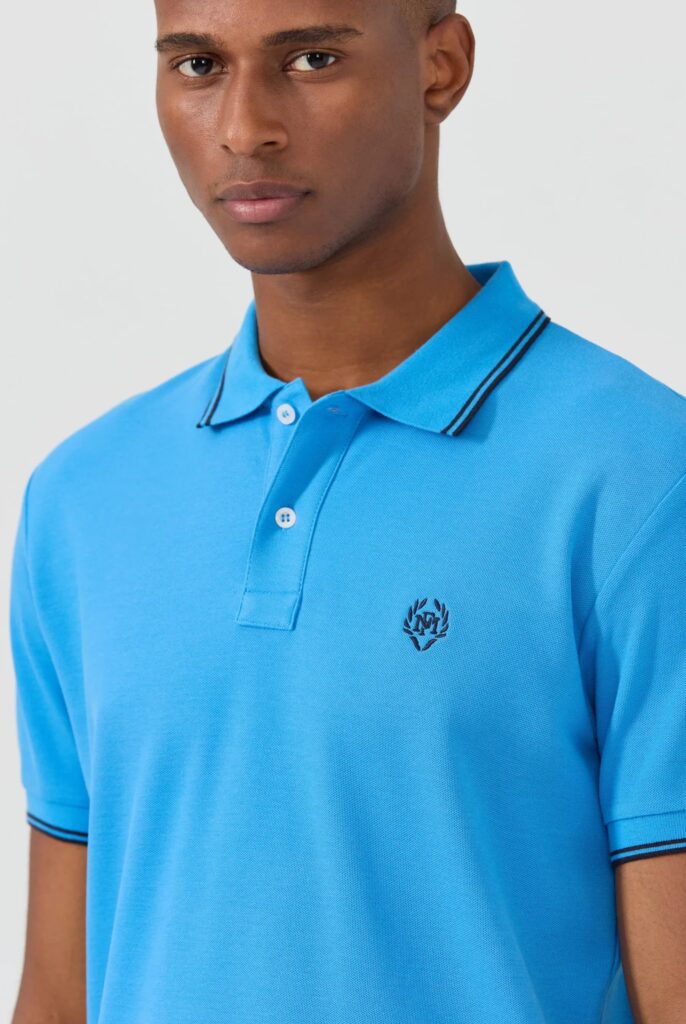 Nouvel : Polo avec Logo Brodé - 44