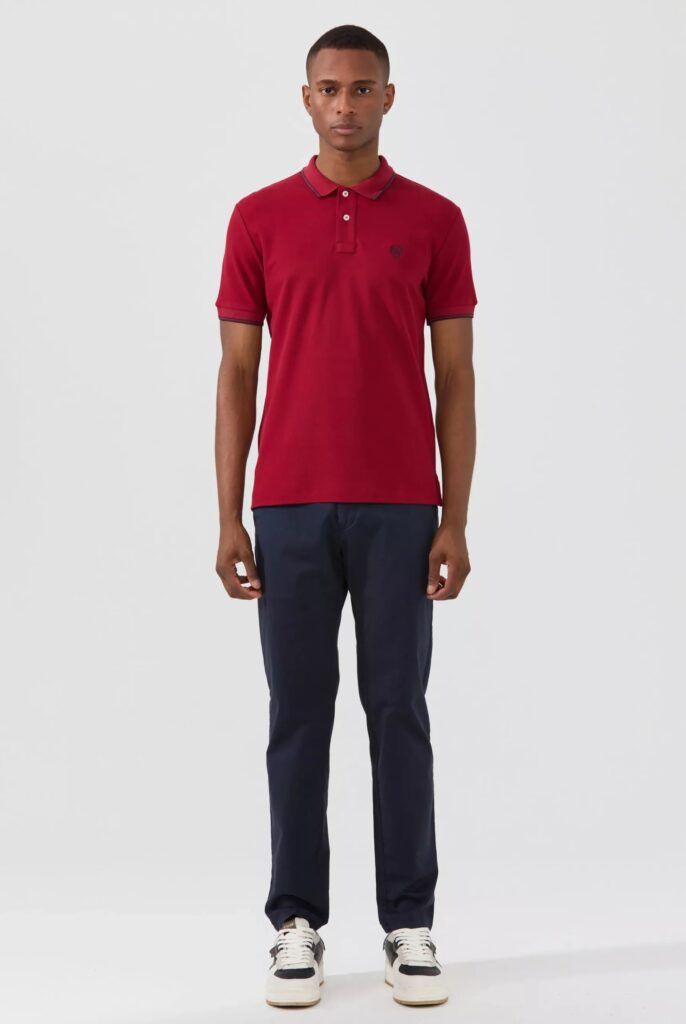 Nouvel : Polo avec Logo Brodé - 32