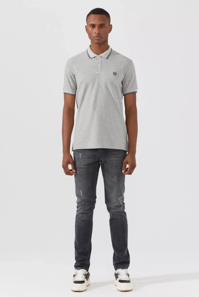 Nouvel : Polo avec Logo Brodé - 43