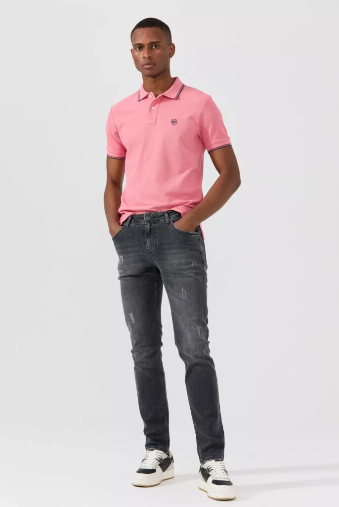 Nouvel : Polo avec Logo Brodé - 16