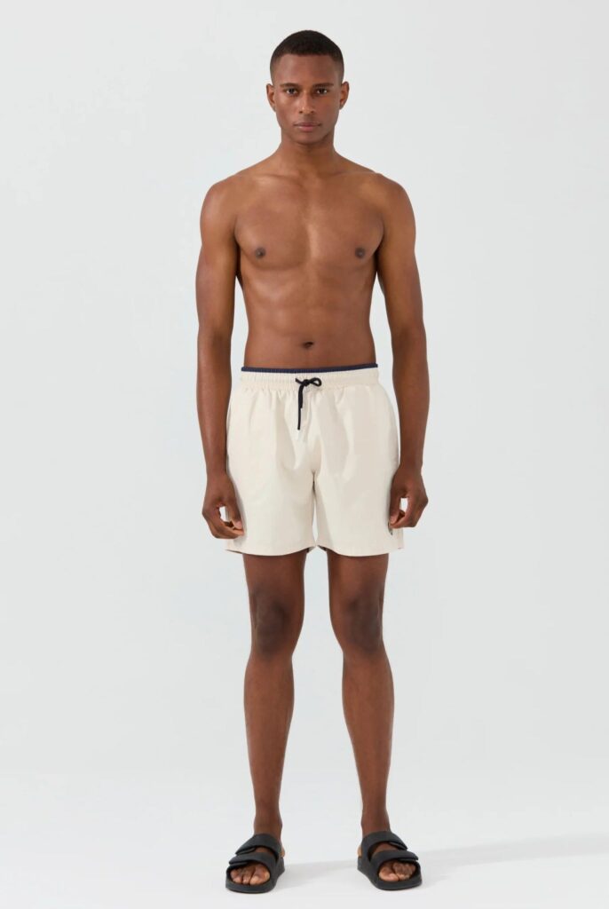 Ormondo : Short de Bain uni, séchage rapide - 12