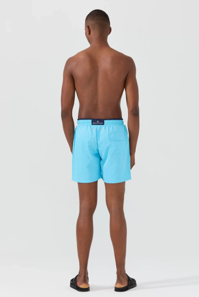 Ormondo : Short de Bain uni, séchage rapide - 23