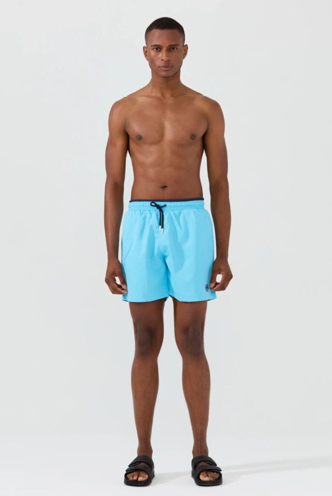 Ormondo : Short de Bain uni, séchage rapide - 25