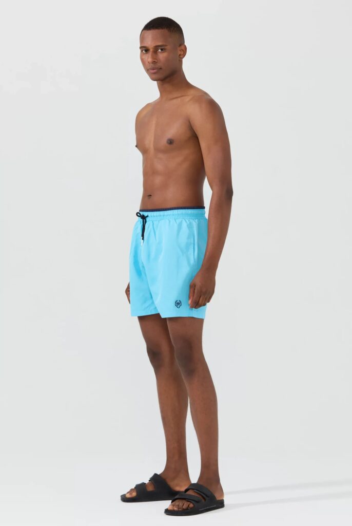 Ormondo : Short de Bain uni, séchage rapide - 26