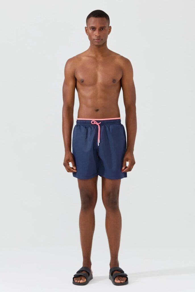 Ormondo : Short de Bain uni, séchage rapide - 19