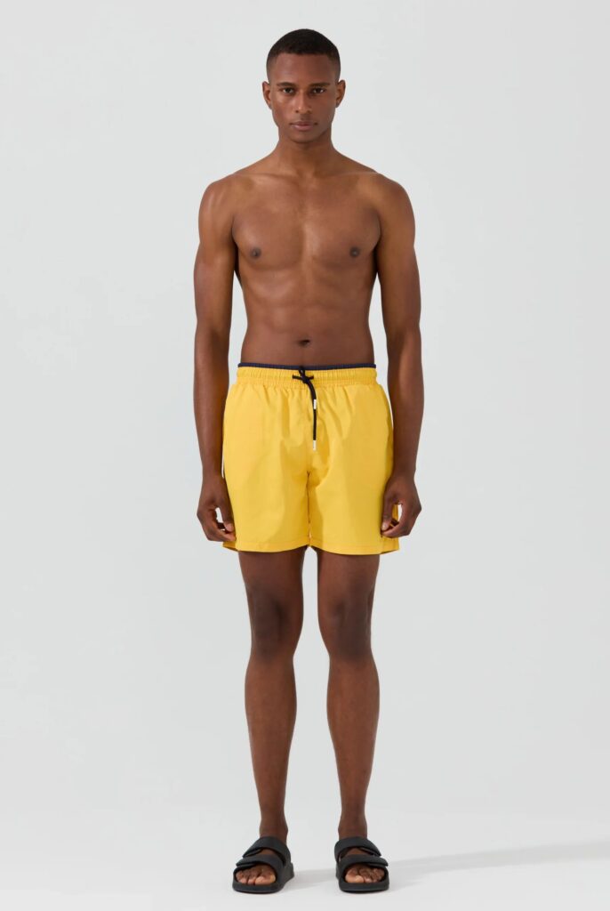 Ormondo : Short de Bain uni, séchage rapide - 46