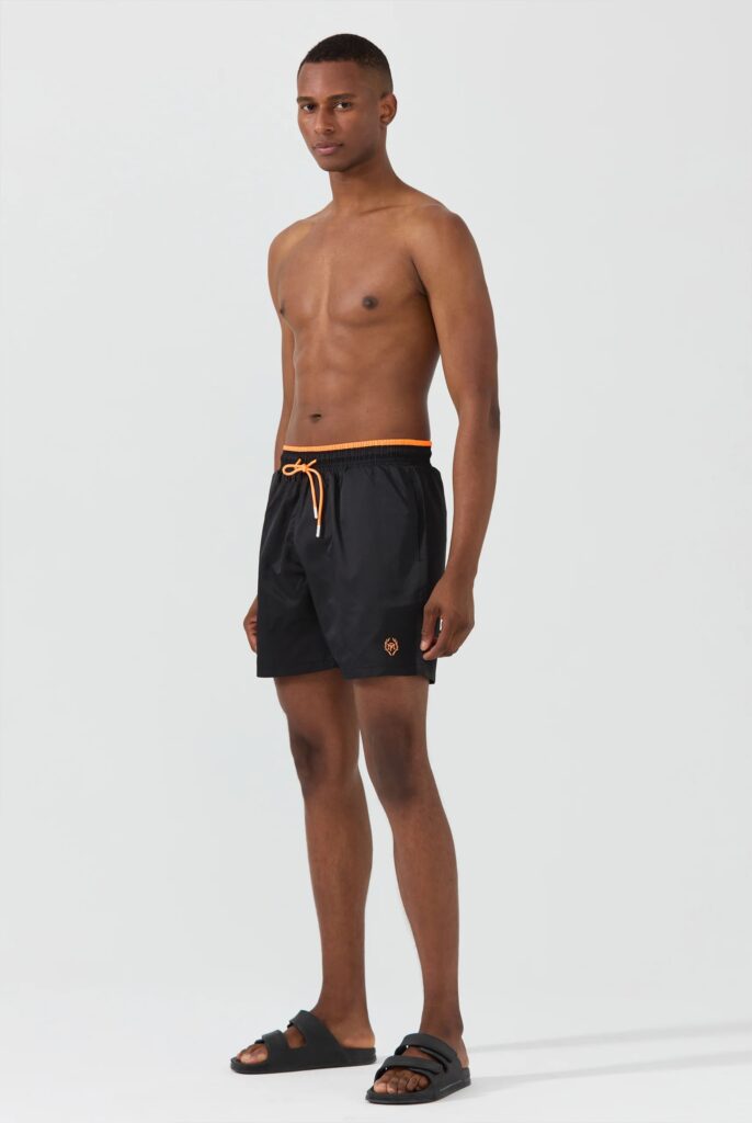 Ormondo : Short de Bain uni, séchage rapide - 56