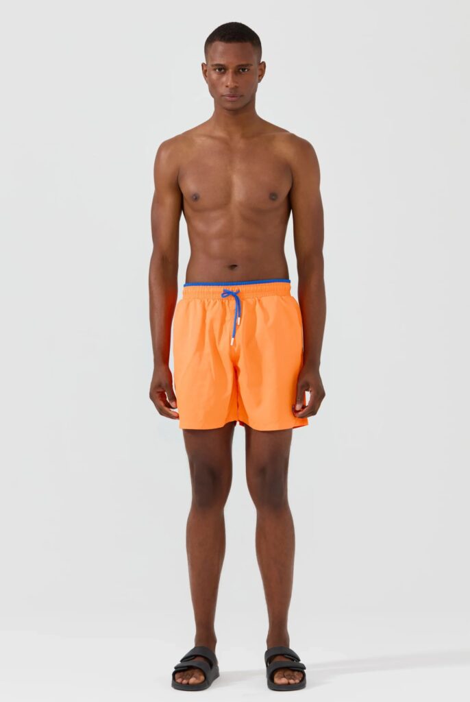 Ormondo : Short de Bain uni, séchage rapide - 17