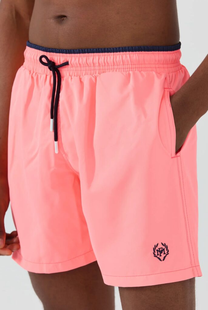 Ormondo : Short de Bain uni, séchage rapide - 37