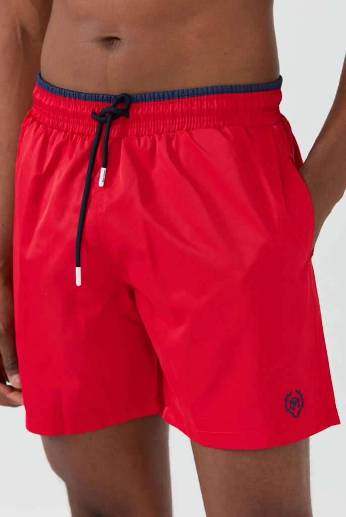 Ormondo : Short de Bain uni, séchage rapide - 47