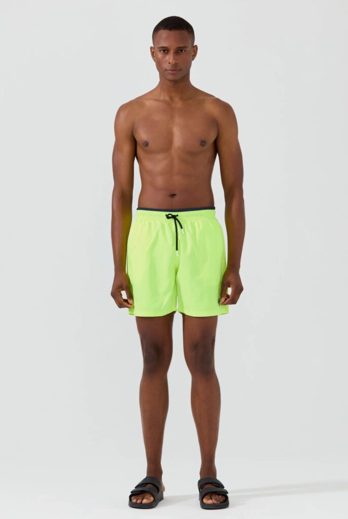 Ormondo : Short de Bain uni, séchage rapide - 35