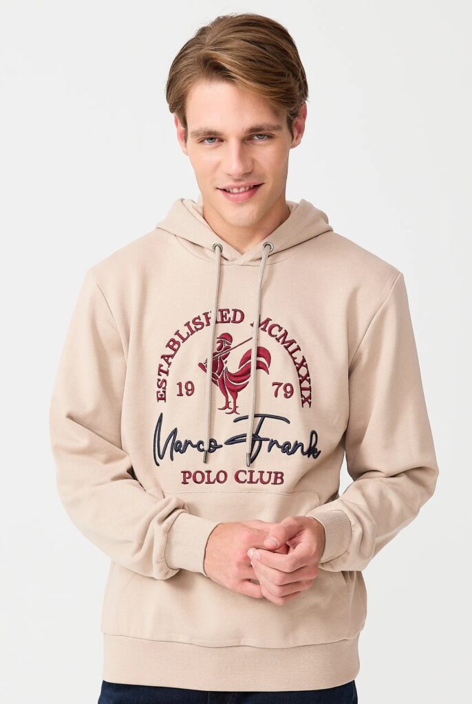 Paradis:  Sweat à Capuche avec l’emblématique Logo du Coq Brodé - 11