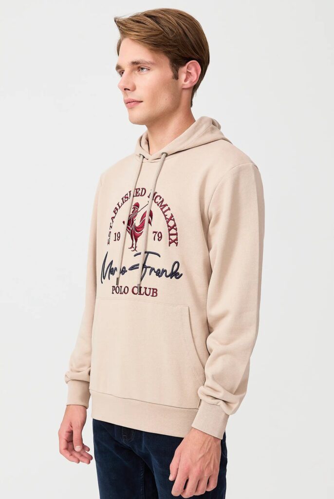 Paradis:  Sweat à Capuche avec l’emblématique Logo du Coq Brodé - 12