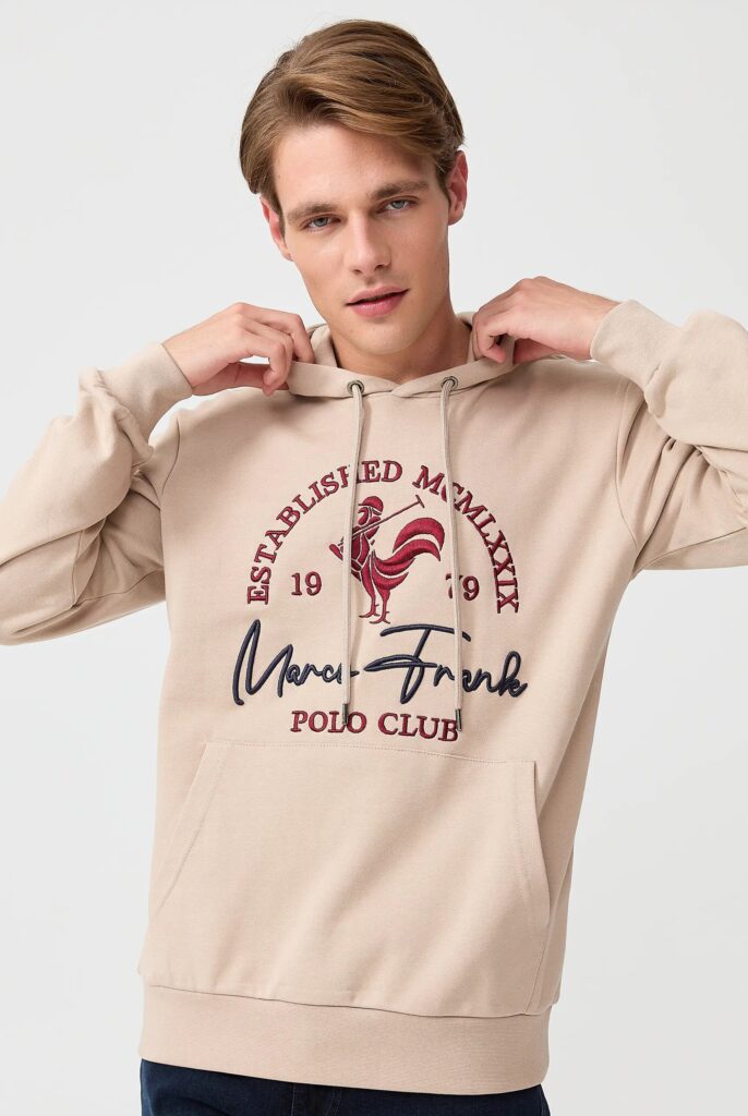 Paradis:  Sweat à Capuche avec l’emblématique Logo du Coq Brodé - 13