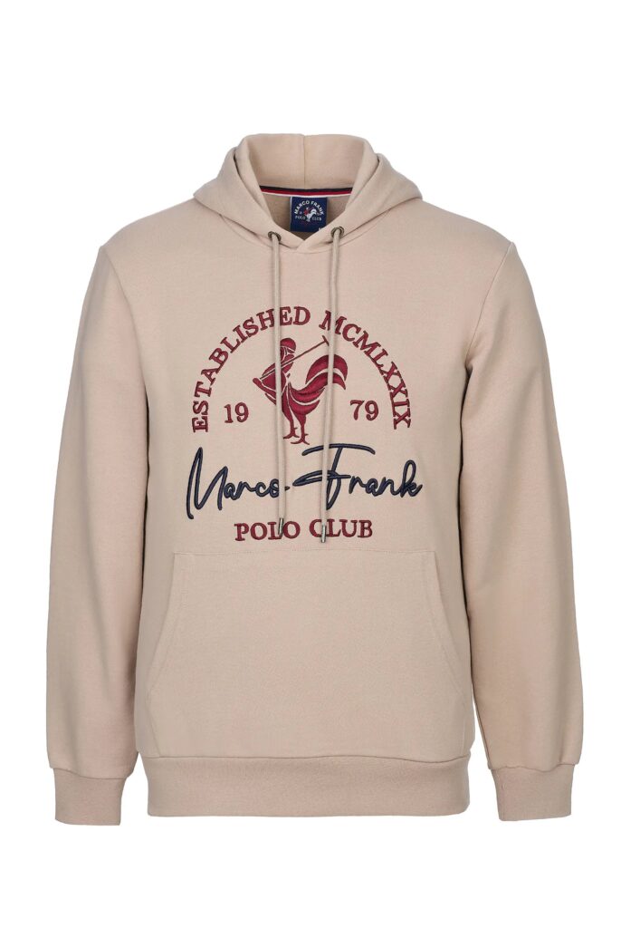 Paradis:  Sweat à Capuche avec l’emblématique Logo du Coq Brodé - 64