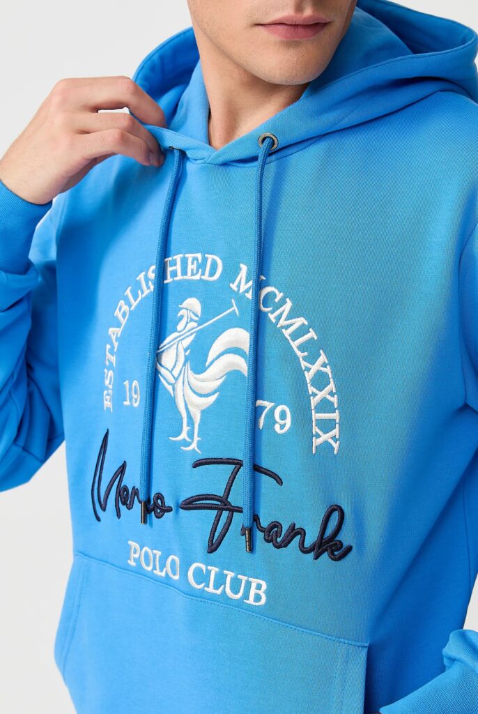 Paradis:  Sweat à Capuche avec l’emblématique Logo du Coq Brodé - 19