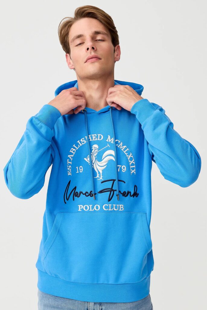 Paradis:  Sweat à Capuche avec l’emblématique Logo du Coq Brodé - 22