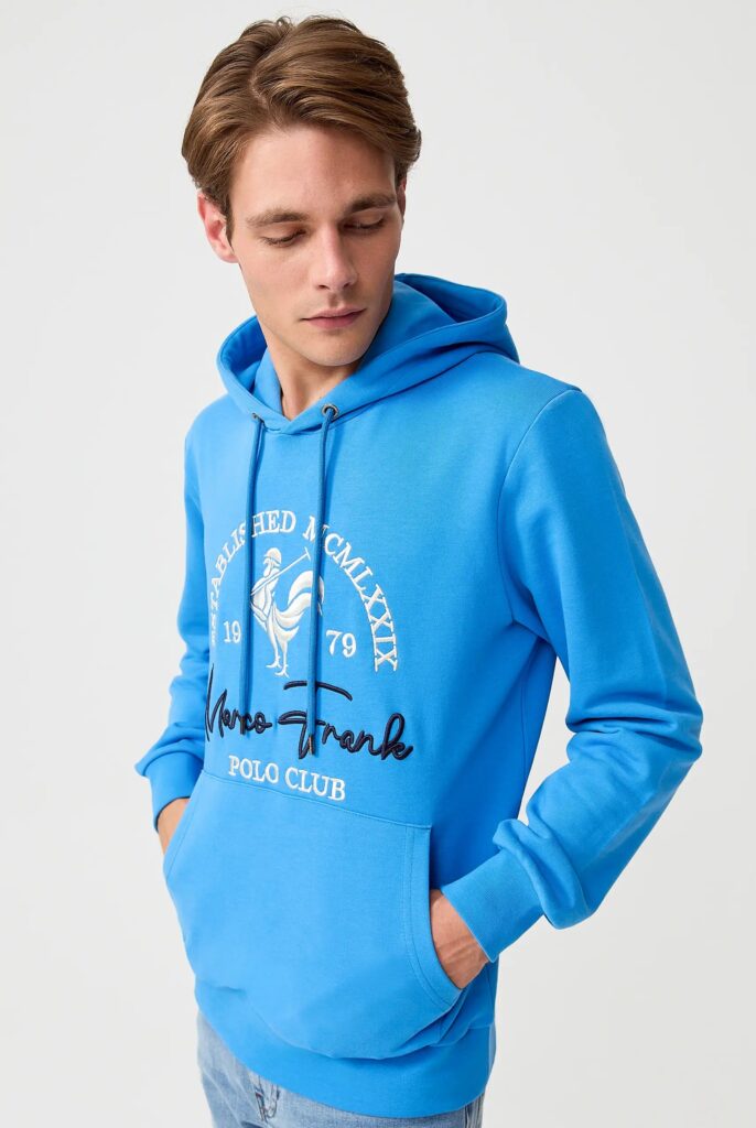 Paradis:  Sweat à Capuche avec l’emblématique Logo du Coq Brodé - 23