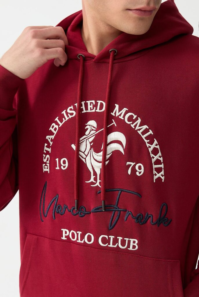 Paradis:  Sweat à Capuche avec l’emblématique Logo du Coq Brodé - 24