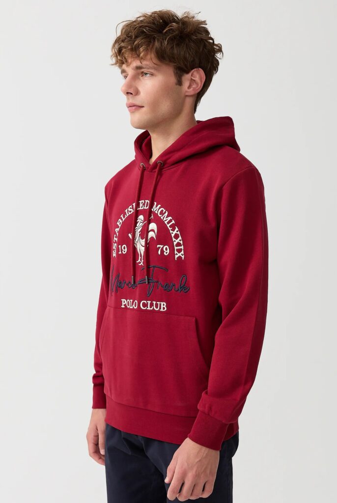 Paradis:  Sweat à Capuche avec l’emblématique Logo du Coq Brodé - 25