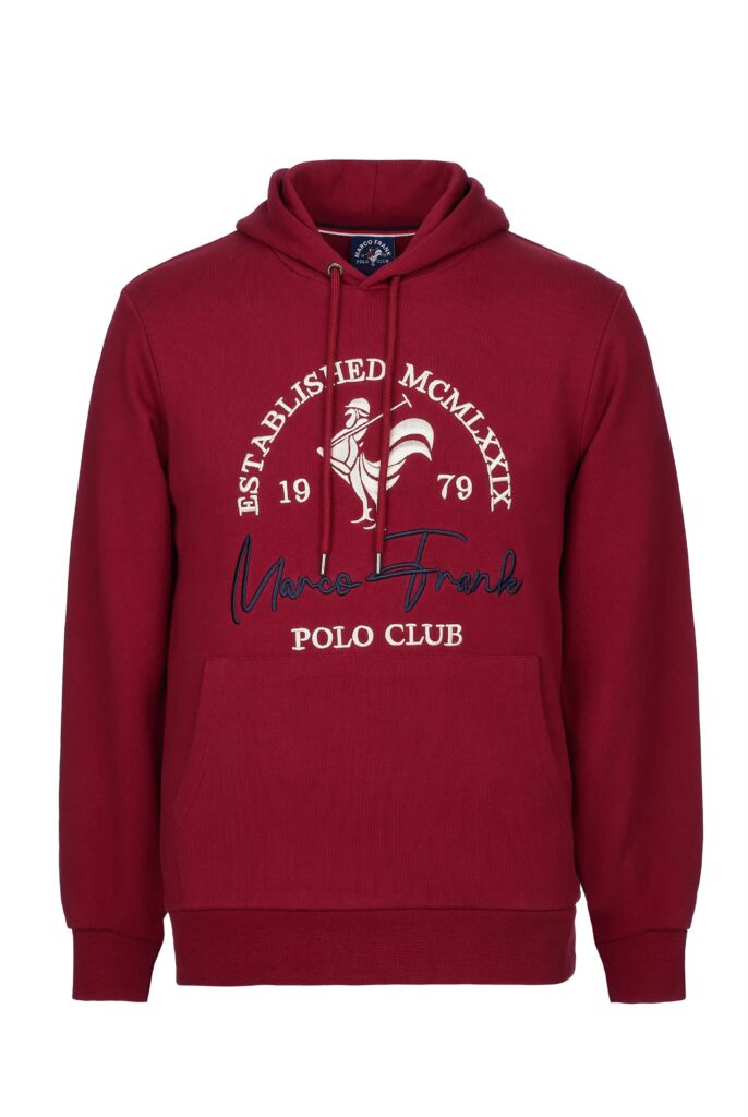 Paradis:  Sweat à Capuche avec l’emblématique Logo du Coq Brodé - 67