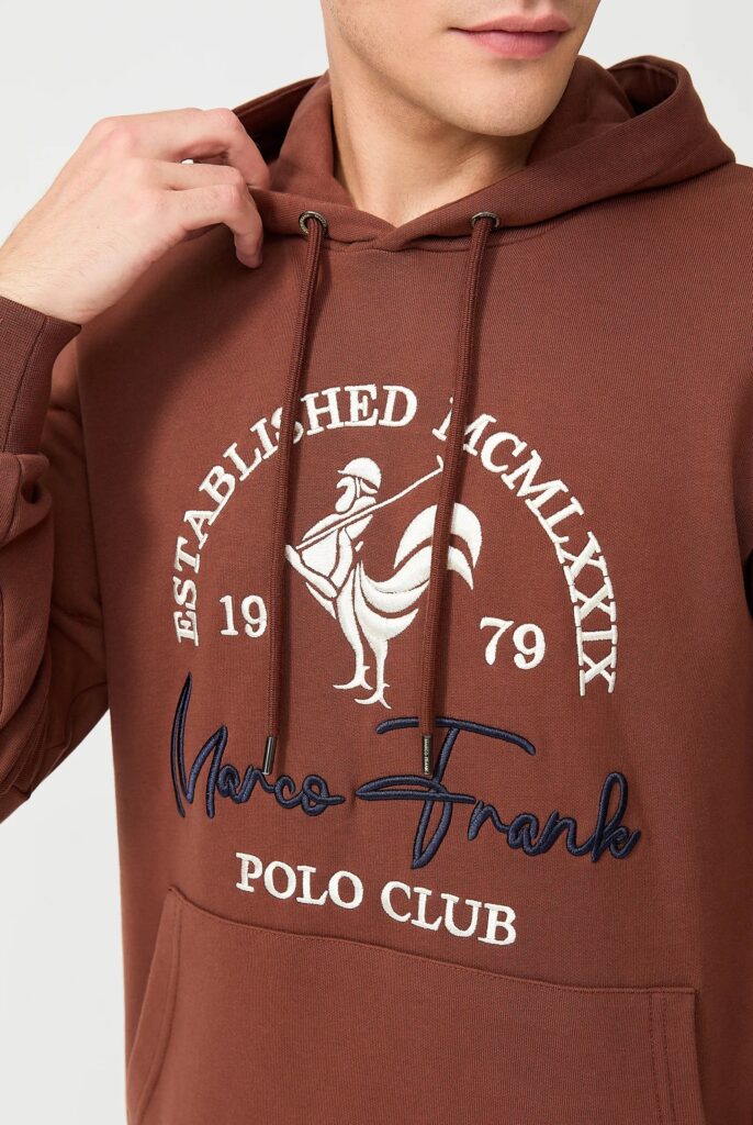 Paradis:  Sweat à Capuche avec l’emblématique Logo du Coq Brodé - 29