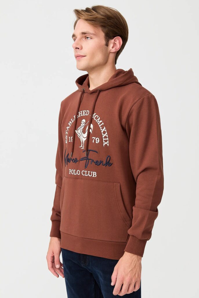 Paradis:  Sweat à Capuche avec l’emblématique Logo du Coq Brodé - 33