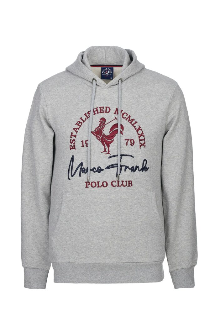 Paradis:  Sweat à Capuche avec l’emblématique Logo du Coq Brodé - 69