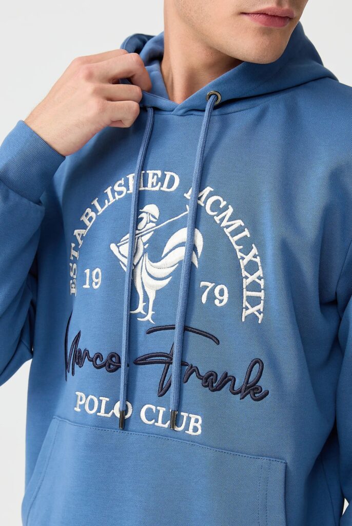 Paradis:  Sweat à Capuche avec l’emblématique Logo du Coq Brodé - 39