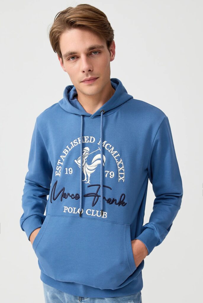 Paradis:  Sweat à Capuche avec l’emblématique Logo du Coq Brodé - 41