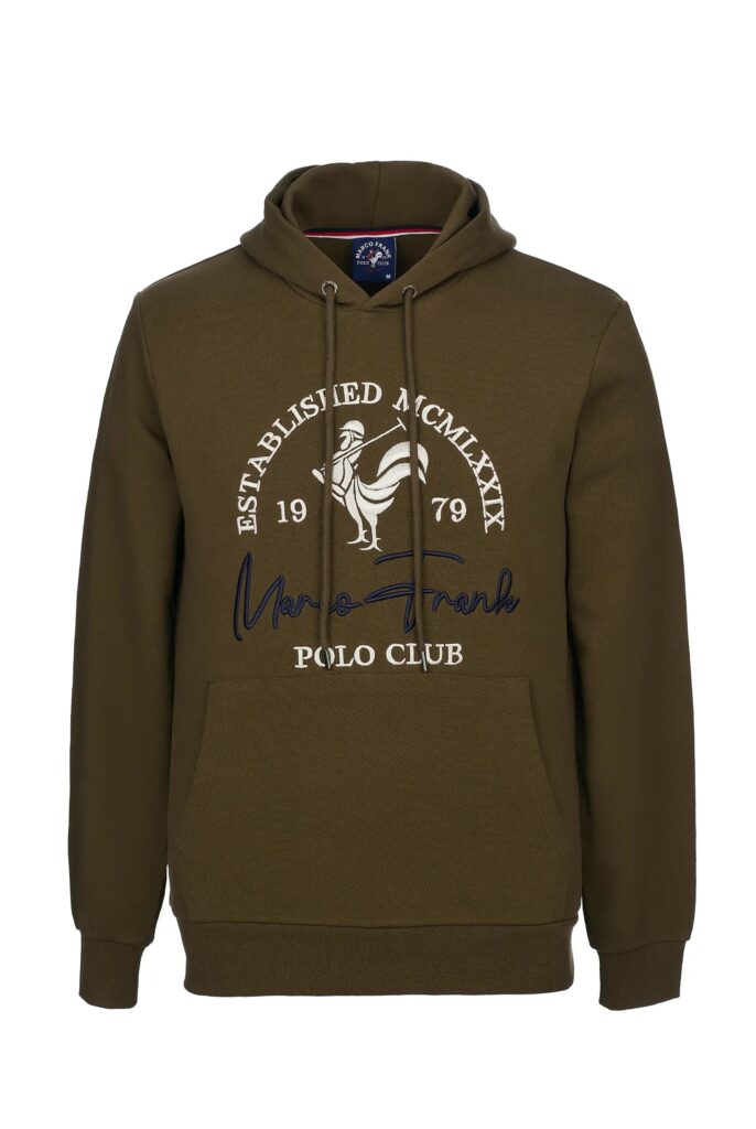 Paradis:  Sweat à Capuche avec l’emblématique Logo du Coq Brodé - 71