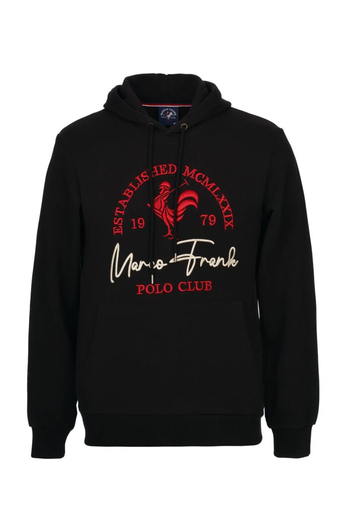 Paradis:  Sweat à Capuche avec l’emblématique Logo du Coq Brodé - 72