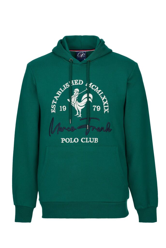 Paradis:  Sweat à Capuche avec l’emblématique Logo du Coq Brodé - 74