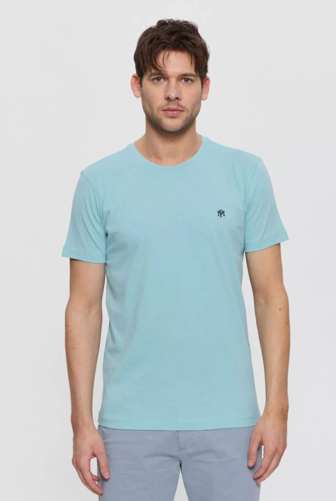 Philippe : T-Shirt avec Monogramme Logo MF Brodé - 11