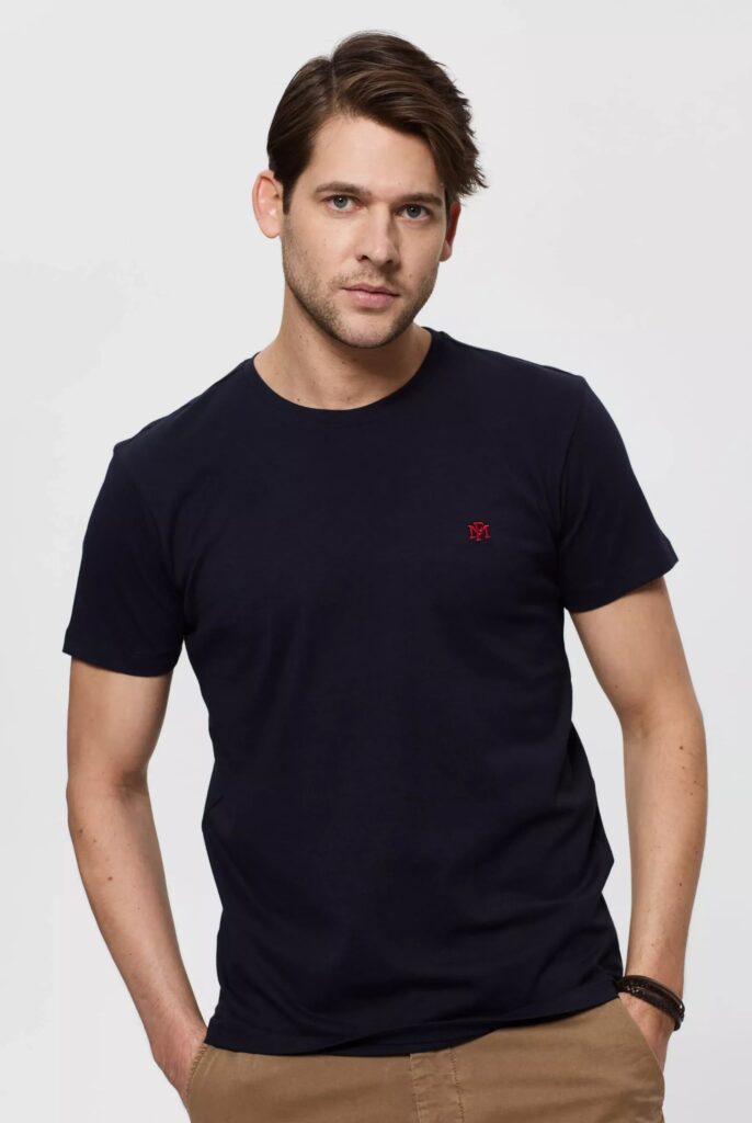 Philippe : T-Shirt avec Monogramme Logo MF Brodé - 20