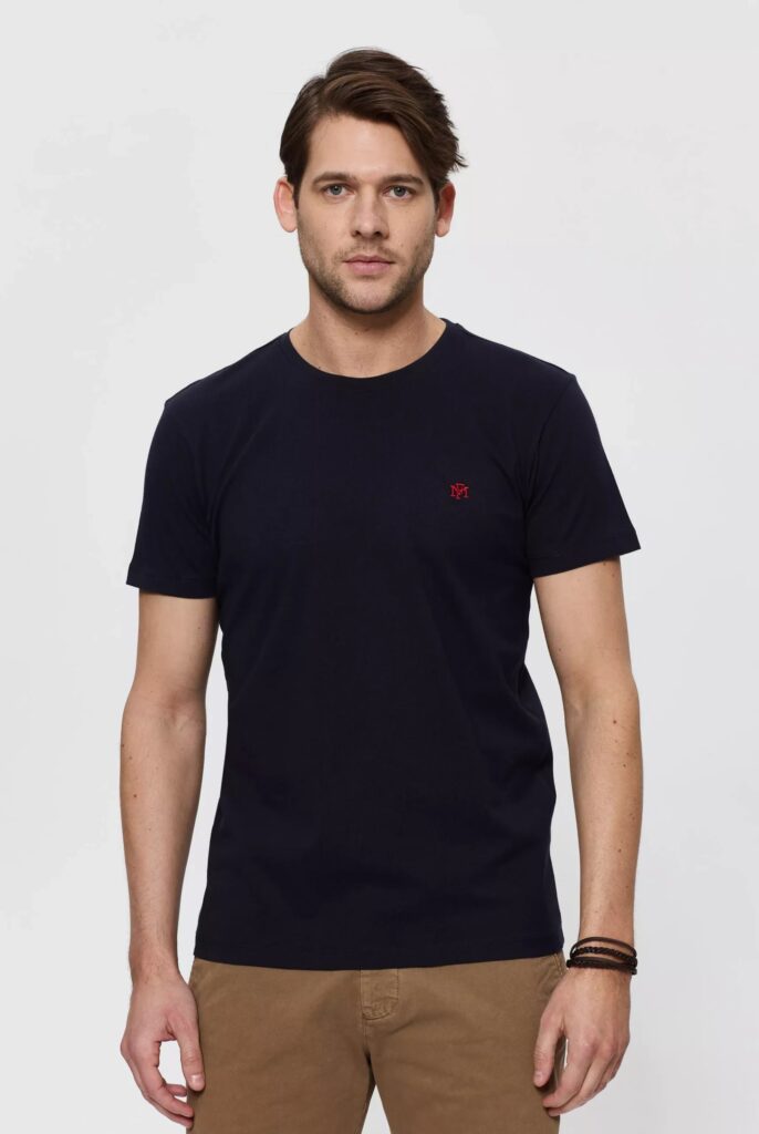 Philippe : T-Shirt avec Monogramme Logo MF Brodé - 21
