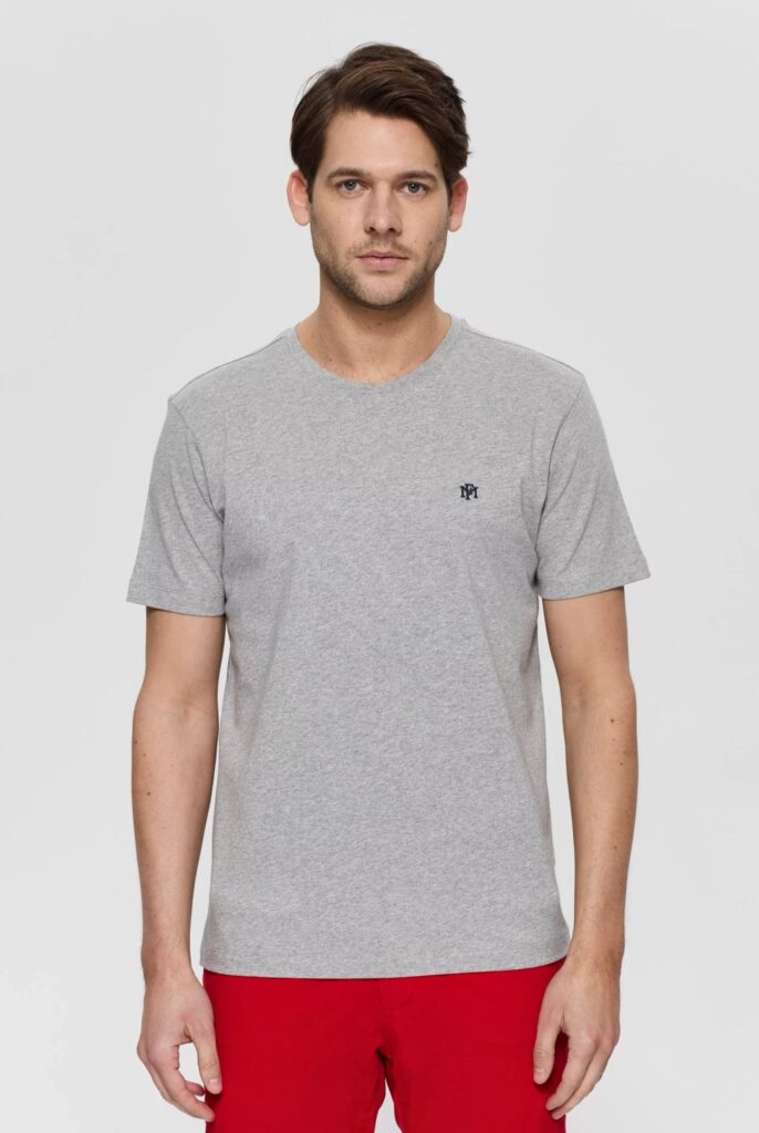 Philippe : T-Shirt avec Monogramme Logo MF Brodé - 17