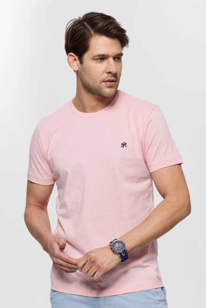 Philippe : T-Shirt avec Monogramme Logo MF Brodé - 25