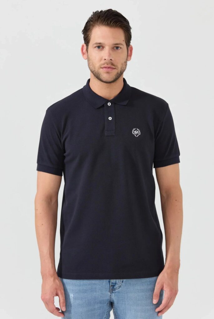 Pierre : Polo avec Logo Brodé - 37