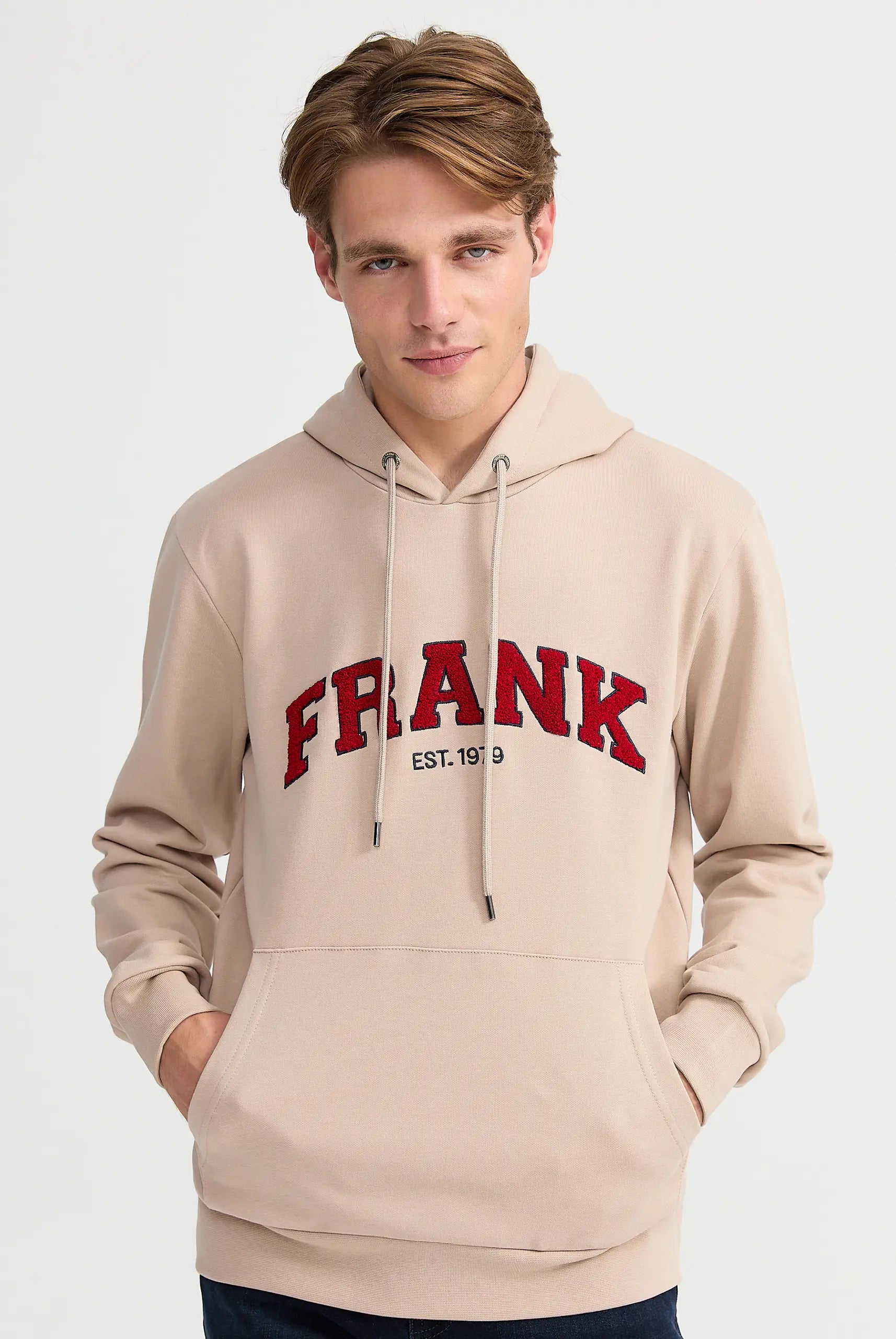 Rodolph : Sweat à Capuche en Tissu Éponge