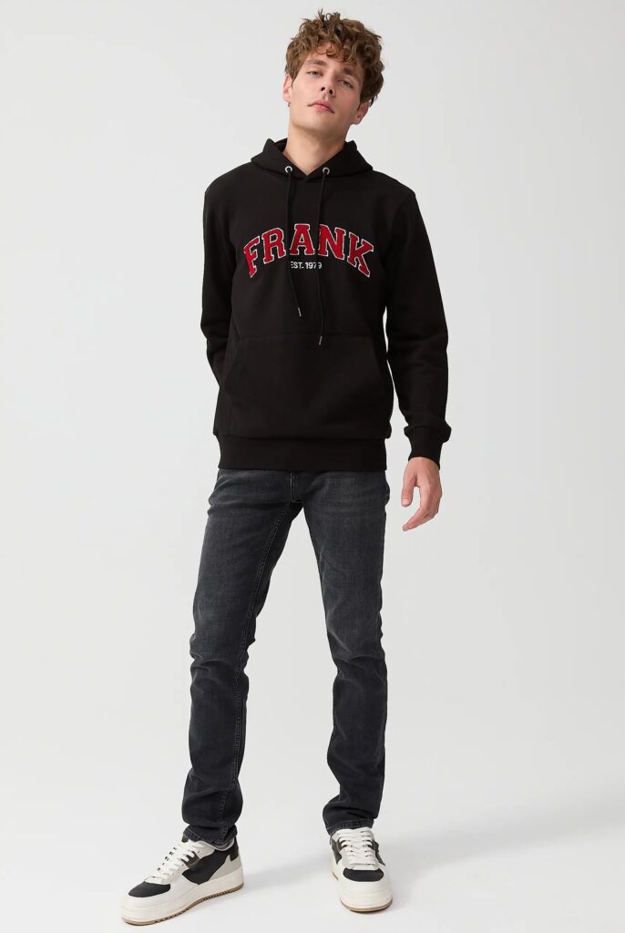 Rodolph : Sweat à Capuche en Tissu Éponge - 42