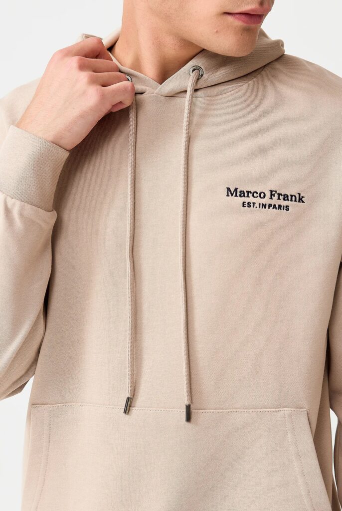 Savoy : Sweat à Capuche Avec Logo Brodé - 14