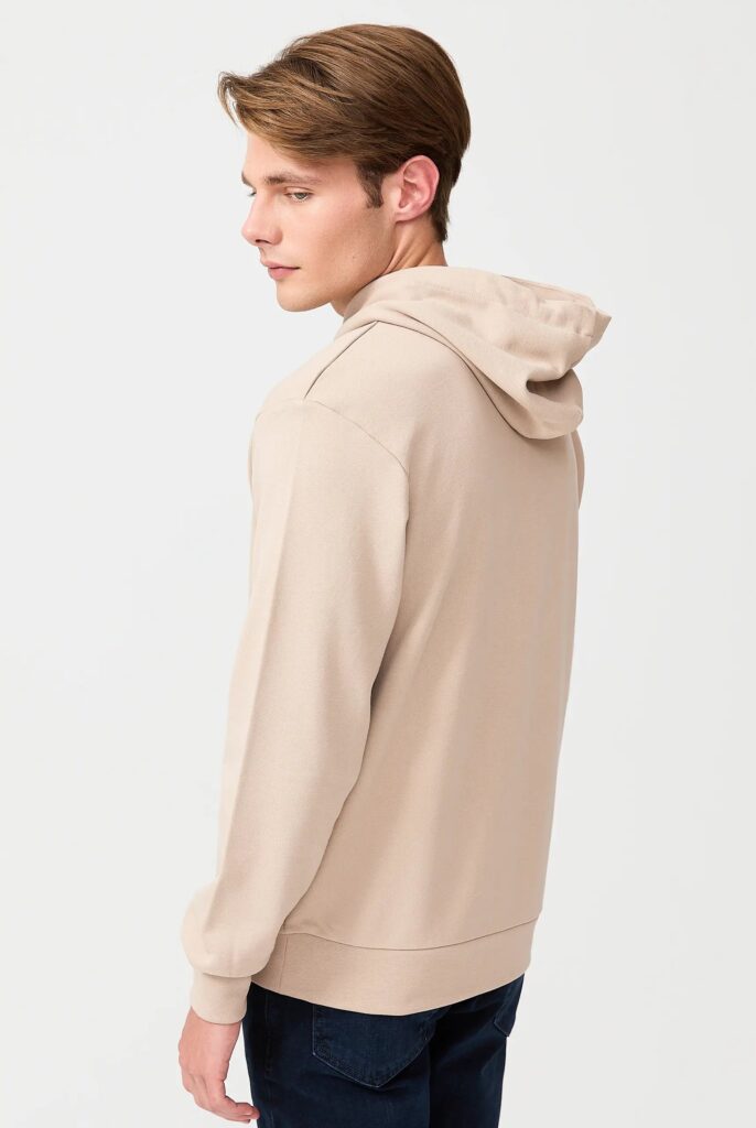 Savoy : Sweat à Capuche Avec Logo Brodé - 15